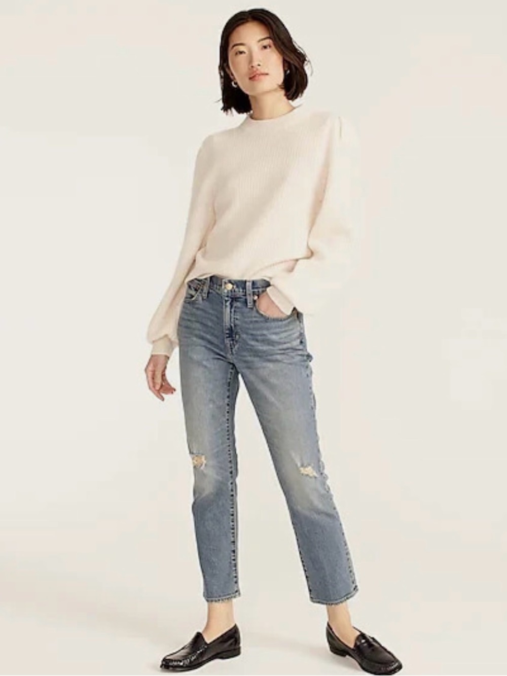 J. Crew Slim Boyfriend Jean Tinted Indigo Wash